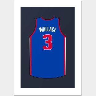 Ben Wallace Detroit Jersey Qiangy Posters and Art